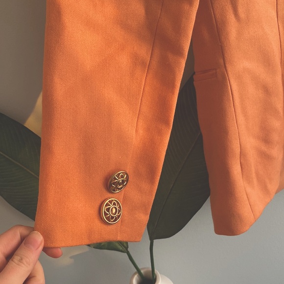 Vintage Blazer with Gold Chain Embroidery - Picture 4 of 5
